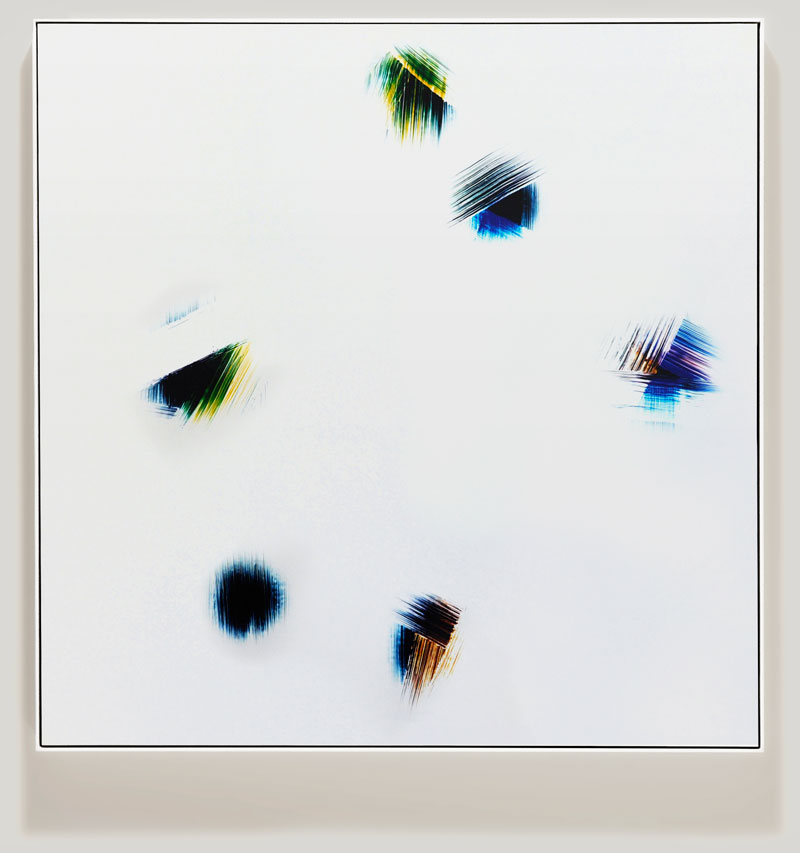 minimalist color photogram titled; Boundary Organizations by artist Richard Slechta