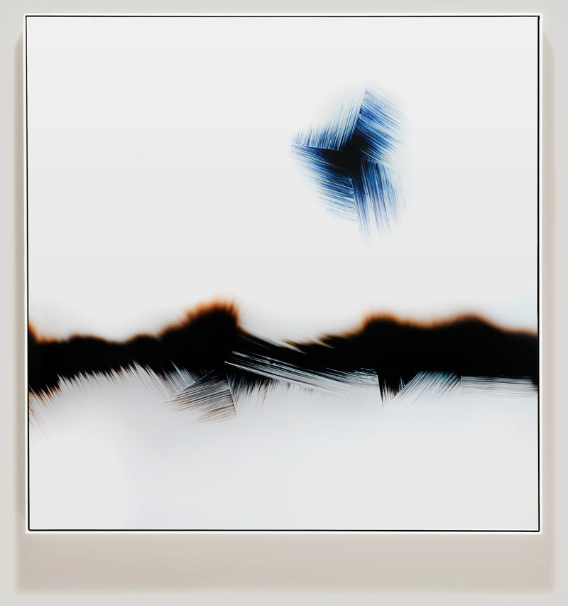 minimalist color photogram titled; Critical Superposition by artist Richard Slechta