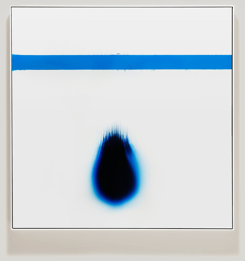 minimalist color photogram titled; Enterprising Intent by artist Richard Slechta