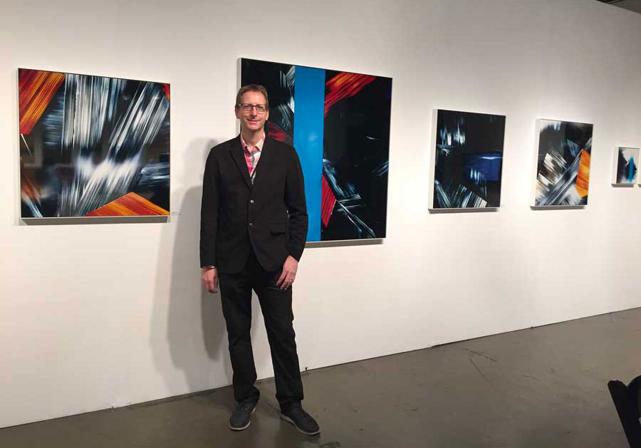 LA Art Show 2016 featuring Slechta's color photograms