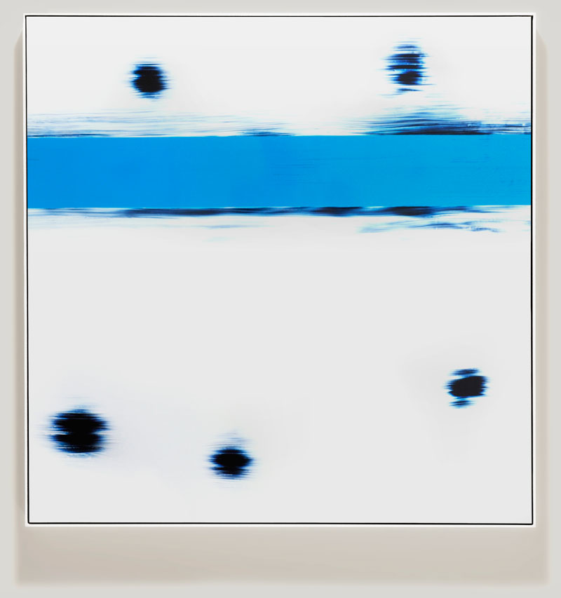 minimalist color photogram titled; No More by artist Richard Slechta