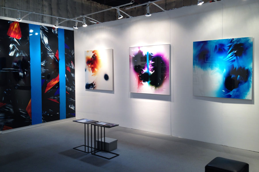 exhibition of Slechta's photograms at Photo Independent 2015