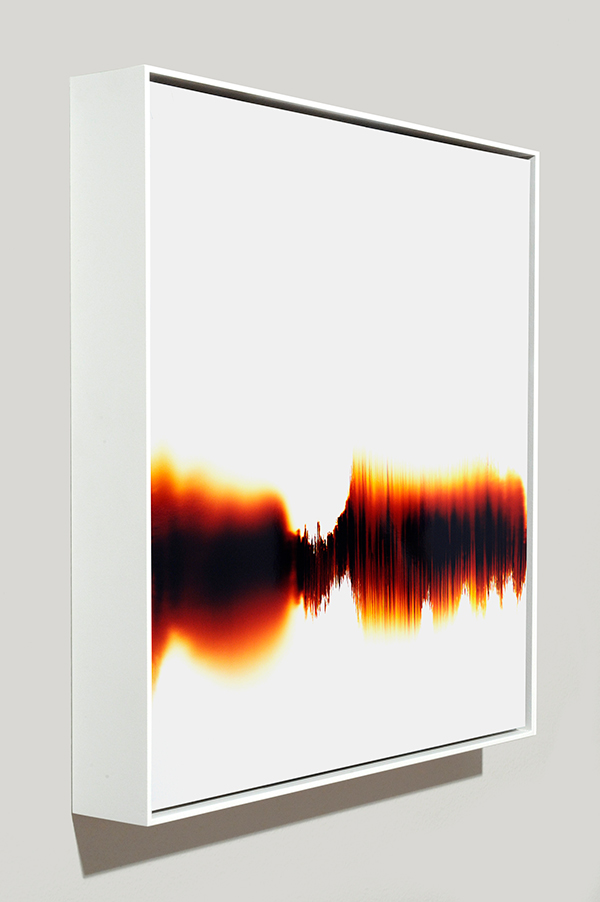 framed color photogram, Seismic Indifference