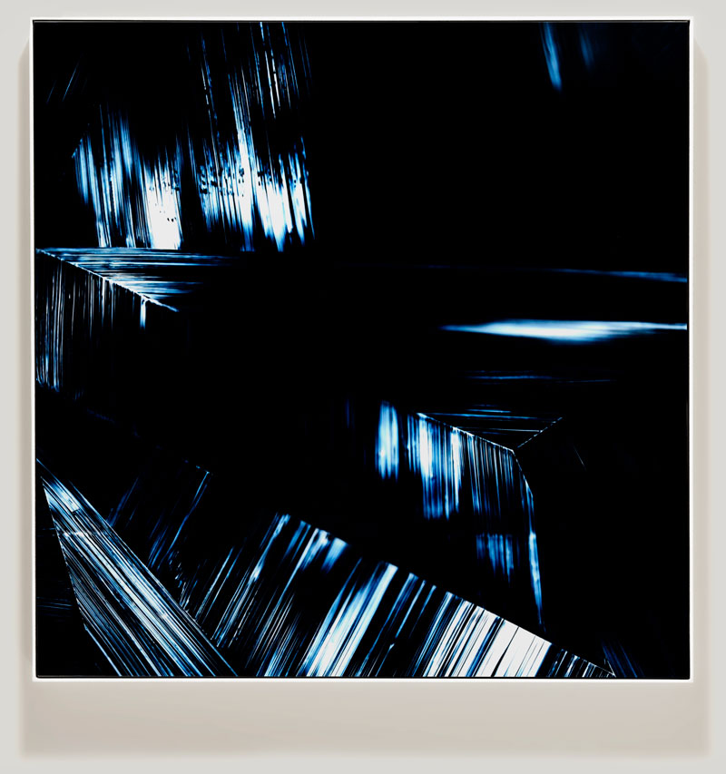 color photogram titled; Sensitive Configurations by artist Richard Slechta