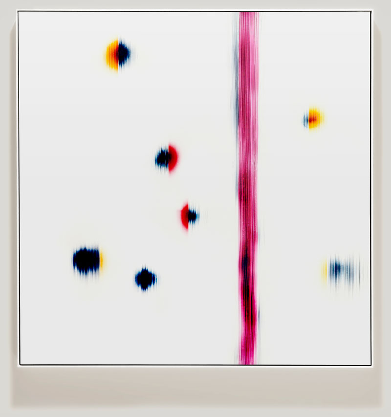 minimalist color photogram titled; Taunting Undertones by artist Richard Slechta
