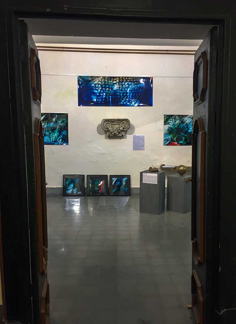 Exhibition at Villa di Donato, Naples (Napoli) Italy with the experimental photography of Richard Slechta, curated by Cynthia Penna